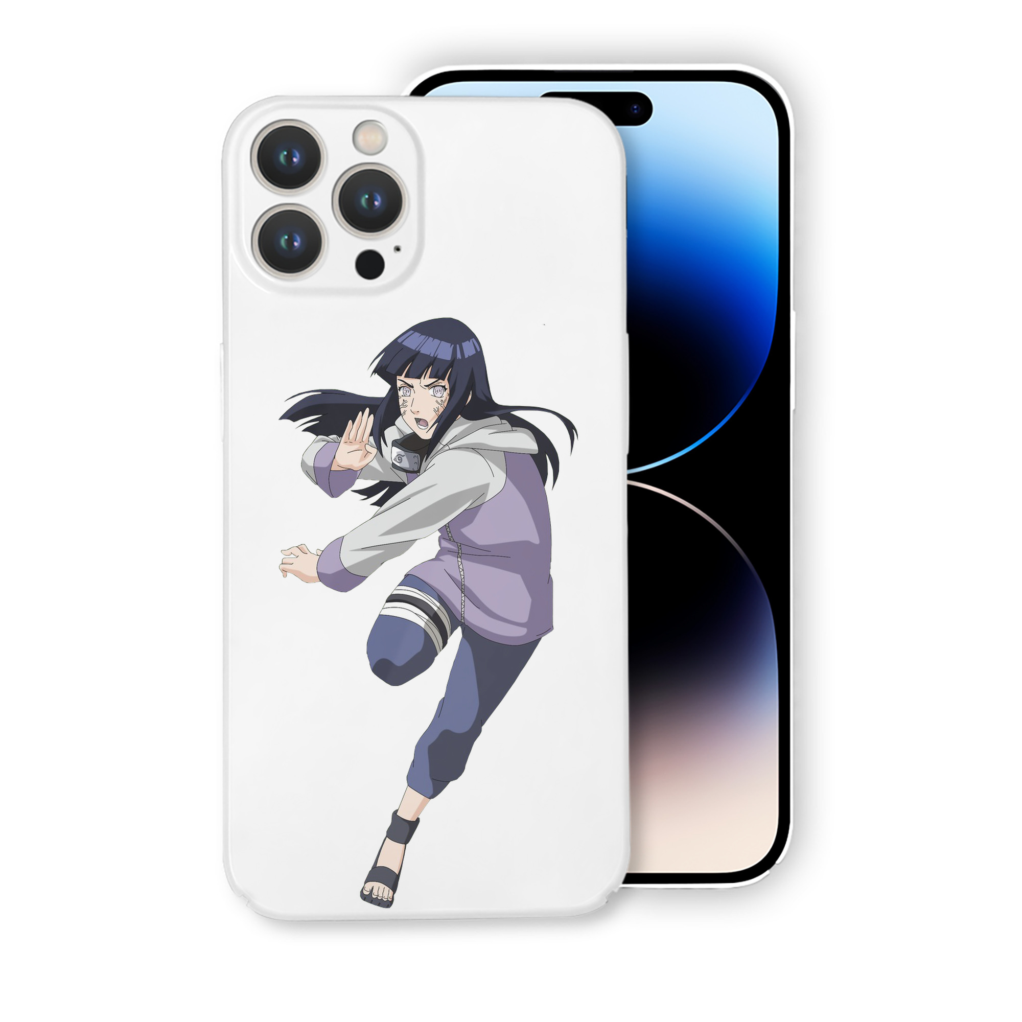 （画像用） NARUTO -ナルト- 日向ヒナタ Hyūga Hinata 【iPhone 14シリーズ対応】ハードケース
